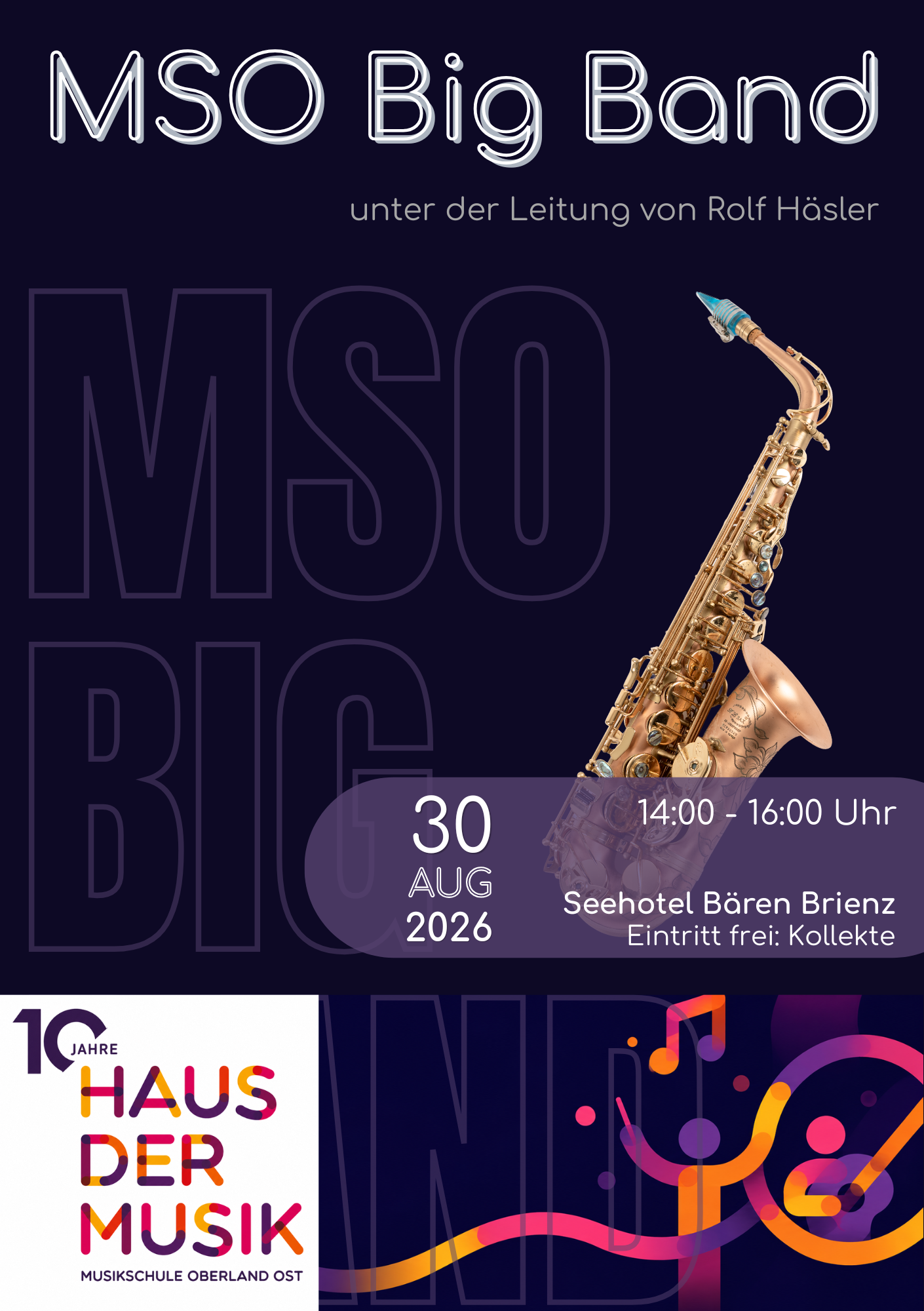 MSO Big Band - Seehotel B&auml;ren Brienz